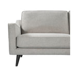 Twenty10 Designs Daffy 2 Seater Sofa Velvet Upholstered - Greige Linen