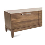 Twenty10 Designs Peony TV Unit Two Drawer Storage - Walnut Colour