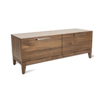 Twenty10 Designs Peony TV Unit Two Drawer Storage - Walnut Colour