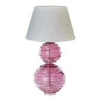 William Yeoward Alfie Table Lamp with Linen Shade - Gold Ruby