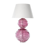 William Yeoward Alfie Table Lamp with Linen Shade - Gold Ruby