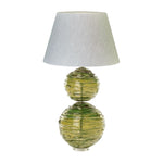 William Yeoward Alfie Table Lamp with Linen Shade - Moss