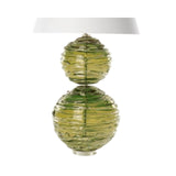 William Yeoward Alfie Table Lamp with Linen Shade - Moss