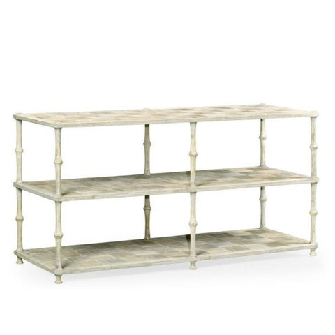 William Yeoward BYWATER CONSOLE TABLE - WASHED ACACIA - Home Glamorous Furnitures 