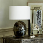 William Yeoward Babette Table Lamp with Linen Shade - Slate