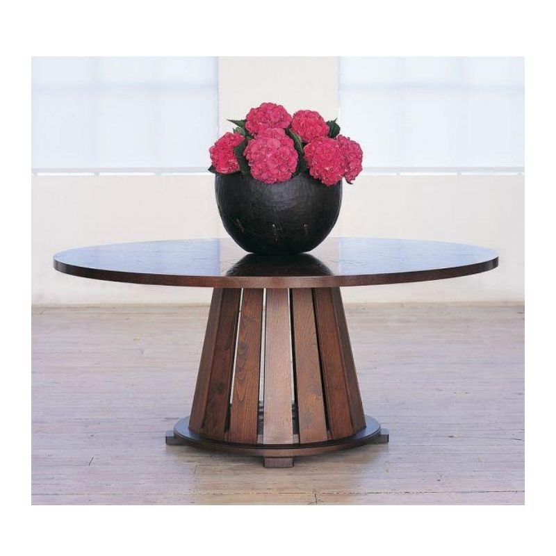 William Yeoward CAPSTAN DINING TABLE 54 INCHES - Walnut Wood – Home ...