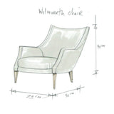 William Yeoward WILMWORTH CHAIR - Home Glamorous Furnitures 